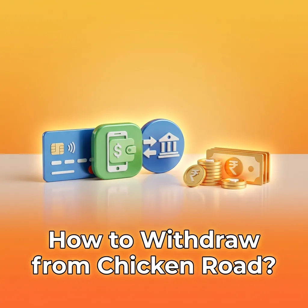 Smartphone screen showing Chicken Road withdrawal menu with payment options and amount entry field