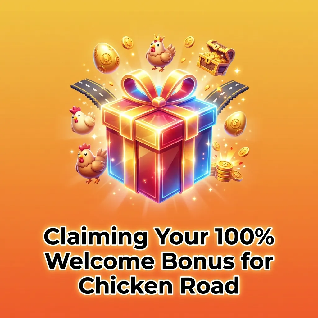 New players claiming 100% welcome bonus up to ₹9,700 for Chicken Road casino game with deposit requirements