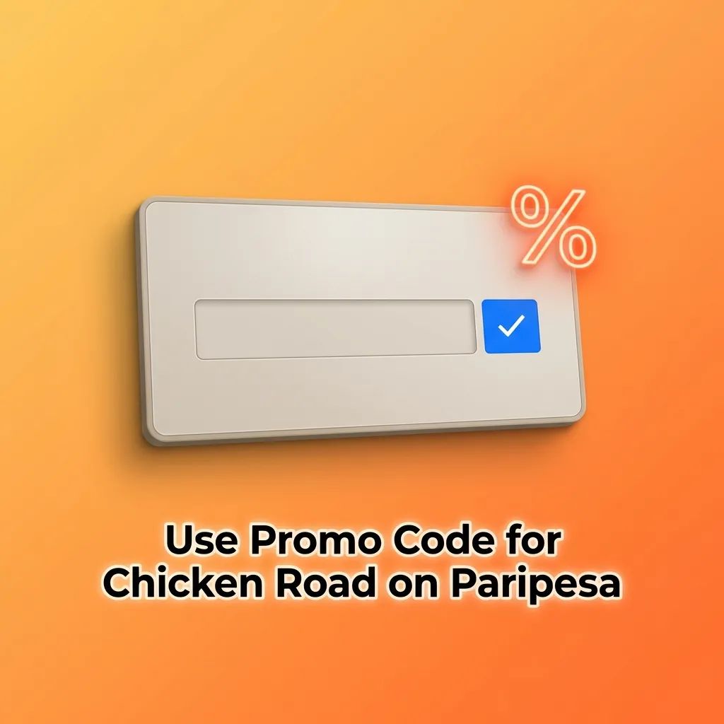 Players entering promo code CHICKEN100 on Paripesa to unlock bonus rewards for Chicken Road game